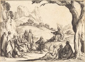 Sermon on the Mount by Jacques Callot