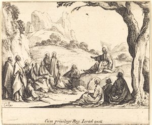 Sermon on the Mount by Jacques Callot