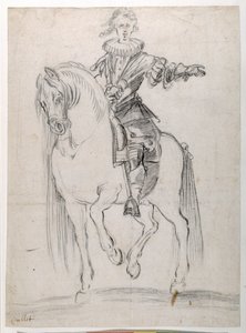 Sketch for Louis XIII on Horseback
