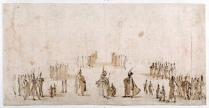 Sketch for the staging of groups of figures in 