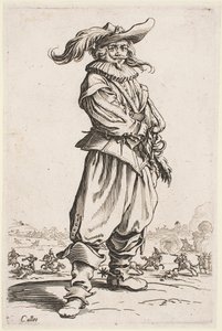 Soldier in a Feathered Hat (The Nobility of Lorraine series) by Jacques Callot