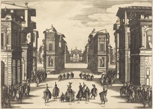 Solimano, Act IV by Jacques Callot