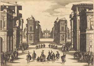 Solimano, Act IV by Jacques Callot