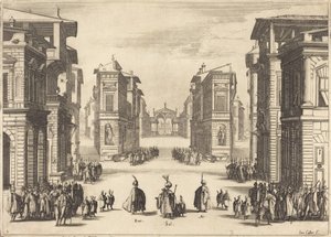 Solimano, Act I by Jacques Callot