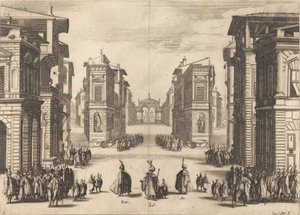 Solimano, Act I by Jacques Callot