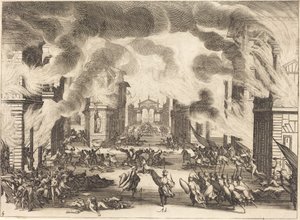Solimano, Act V by Jacques Callot
