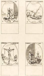 St. Castorius, St. Carpophorus & The Four Crowned Martyrs, Commemoration of the Image by Jacques Callot