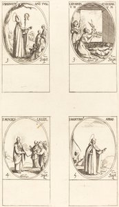 St. Mansuetus; Sts. Serapia and Erasma; Moses; St. Bertin, Abbot