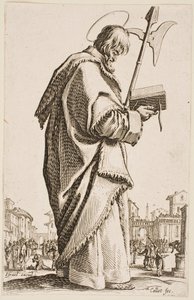 St. Matthias, from the series “The Large Apostles” by Jacques Callot
