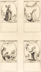 St. Maximilian; St. Carpus; St. Daniel and Angelus; St. Fortunatus by Jacques Callot