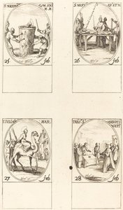 St. Nicephorus; St. Nestor; St. Julian; Translation of St. Augustin by Jacques Callot