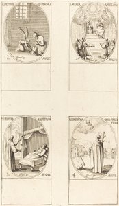 St. Peter, Apostle; St. Mary of Angels; Discovery of the Body of St. Stephen; St. Dom by Jacques Callot