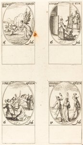 Sts. Faustinus and Jovita; St. Juliana; St. Onesimus; St. Policronius by Jacques Callot