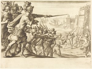 Taking of Bone by Jacques Callot