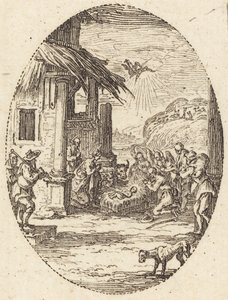 The Adoration of the Shepherds by Jacques Callot