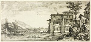 The Bathers (from Various Scenes Designed in Florence) by Jacques Callot