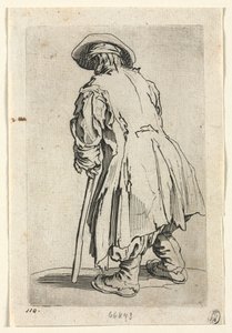 The Beggars: Old Beggar on One Single Crutch, c. 1623
