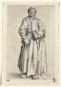 The Beggars: One-Eyed Woman, c. 1623 by Jacques Callot