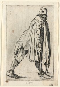 The Beggars: The Beggar on Crutches, Wearing a Cap, c. 1623