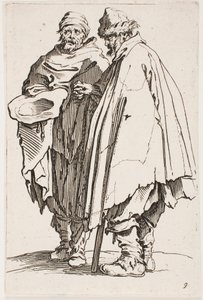 The Blind Man and His Companion, No. 9 from the Series The Beggars by Jacques Callot