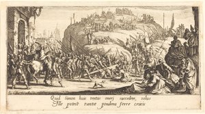 The Carrying of the Cross by Jacques Callot