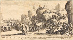 The Crossing of the Red Sea by Jacques Callot