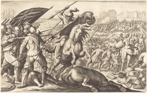 The Defeat of the Turkish Cavalry by Jacques Callot