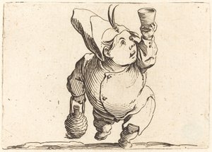 The Drinker, Front View by Jacques Callot