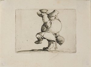 The Drinker Seen from the Back, from Varie Figure Gobbi