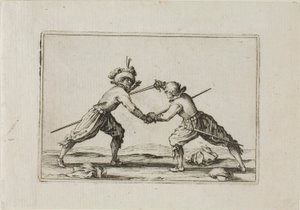 The Duel with Swords, from The Caprices by Jacques Callot