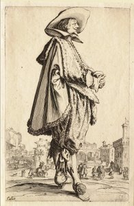 The Gentleman with Clasped Hands by Jacques Callot