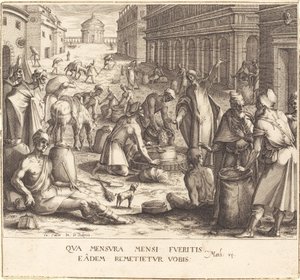 The Grain Weighers by Jacques Callot