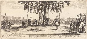 The Hanging by Jacques Callot