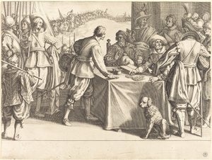 The Hiring of the Troops by Jacques Callot