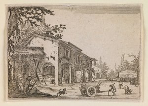 The Homestead, from “The Caprices” (Nancy Edition) by Jacques Callot
