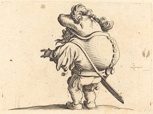 The Hunchback with the Feathered Cap by Jacques Callot
