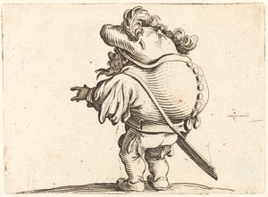 The Hunchback with the Feathered Cap by Jacques Callot