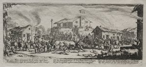 The Large Miseries of War: Pillaging and Burning of a Village by Jacques Callot