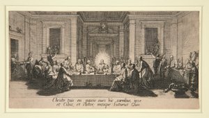 The Last Supper by Jacques Callot