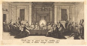 The Last Supper by Jacques Callot