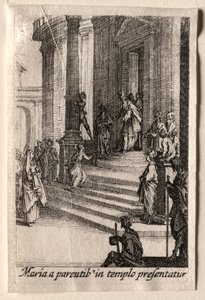 The Life of the Virgin: The Presentation of the Virgin in the Temple by Jacques Callot
