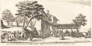 The Little Trellis, 1635 by Jacques Callot