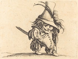 The Potbellied Man with the Tall Hat by Jacques Callot