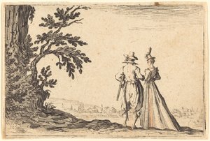 The Promenade by Jacques Callot