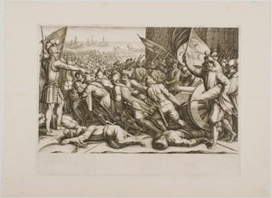 The Re-embarkation of Troops, from the series “The Life of Ferdinand de Medici” by Jacques Callot
