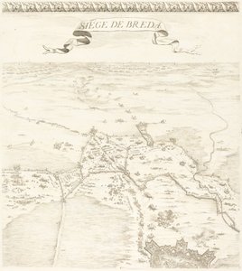 The Siege of Breda [plate 2 of 6] by Jacques Callot