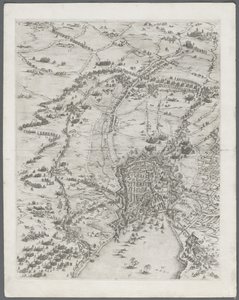 The Siege of La Rochelle: Plate 6 by Jacques Callot