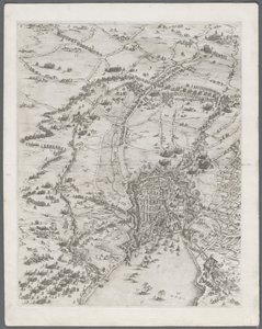 The Siege of La Rochelle: Plate 6 by Jacques Callot