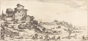 The Stag Hunt by Jacques Callot
