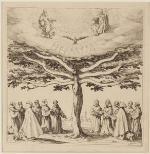 The Tree of St. Francis by Jacques Callot